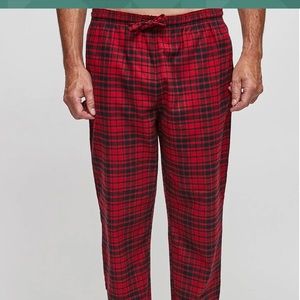 Black dog pajama loungewear pants gingham, buffalo check